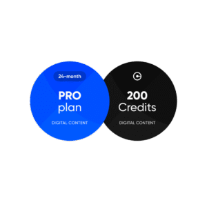 PRO Plan 24 meses + 200 Créditos