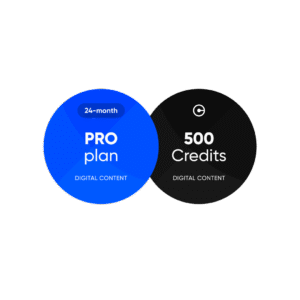 PRO Plan 24 meses + 500 Créditos